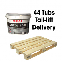 Bal White Star Plus Wall Tile Adhesive Ready Mixed 10L Full Pallet (44 Tubs Tail Lift)